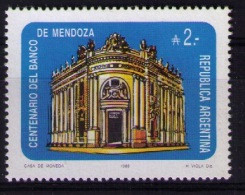 ARGENTINA 1988 Mendoza Bank - Unused Stamps