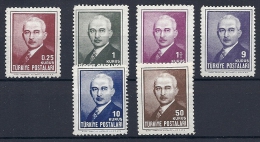 140012627  TURQUIA  YVERT  Nº  1031/6  */MH - Unused Stamps