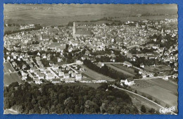 Nördlingen,Luftbild,1954,Stadtansicht Mit Neuer Siedlung Im Vordergrund,die Türme Der Synagoge Sind Noch Zu Sehen, - Noerdlingen