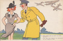 Aviation -  Aviateurs  / Gauloiserie /  Pin-up - Other & Unclassified