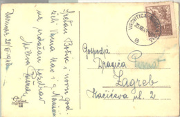 YUGOSLAVIA - CROATIA  - AMBULANC. RAILWAY  POST  VIROVITICA  NOVSKA  213 - 1946 - Briefe U. Dokumente