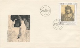 Czechoslovakia / First Day Cover (1973/20 C), Praha - Theme: Rembrandt Van Rijn "Self-portrait With Sword" (1634) - Rembrandt