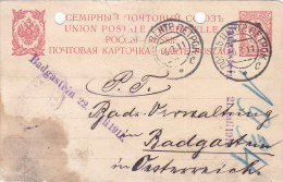 Pologne, Carte , Entier Russe  De LODZ , 1911  (p28) - Cartas & Documentos