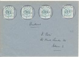 1969 Brief  Met PZ1027x4 Van Ekeren Naar Ekeren  Vertrekstempel Zie Scan(s) - 1951-1975 Lion Héraldique