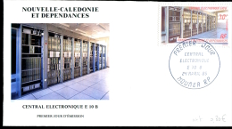 FDC Nouvelle Calédonie : Central Electonique E 10 B - Nouméa 24 Avril 1985 - FDC