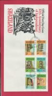 SWAZILAND, 1978, Mint FDC , 10 Year Independence,    Nr(s)300-305, F 3470 - Swaziland (1968-...)