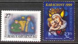 HUNGARY - 1999. Christmas I./ Magi / Madonna And Child - Stained Glass MNH!! Mi 4567-4568. - Ungebraucht