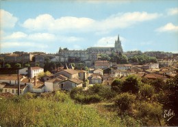 BAZAS: Vue Générale Du Vieux Bazas De La Colline De Beaurenon - Bazas