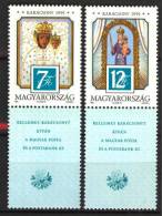 HUNGARY - 1991. Christmas Set With Label / Madonna And Child  MNH! Mi 4173-4174 - Unused Stamps