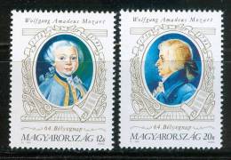 HUNGARY - 1991.64th Stampday - Wolfgang Amadeus Mozart MNH! Mi 4158-4159 - Nuevos