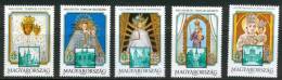 HUNGARY - 1991.Madonna And Child In Hungarian Shrines MNH! Mi 4143-4147 - Nuovi