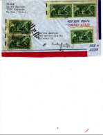 STATI UNITI 1954 - Lettera Con  Yvert 574 - Casa Di Roosvelt - Postal History