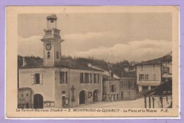 82 - MONTAIGU De QUERCY -- La Place De La Mairie - Montaigu De Quercy