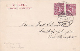 Pologne, Carte , Entie Rde POLATE-SLASK ( FLENSBURG) De 1920? PLEBISCIT ( P39) - Covers & Documents