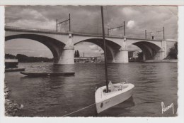 77 - LE MEE SUR SEINE - Le Pont Du Chemin De Fer - F.M - Tampon Poste Aux Armées - Le Mee Sur Seine
