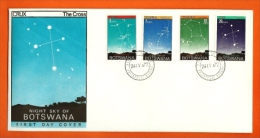 BOTSWANA, 1972, MNH F.D.C., Star Constellations, Nr(s) 84-87, F3147 - Botswana (1966-...)