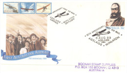 (346) Australia - First Australian Airmail 75th - Premiers Vols