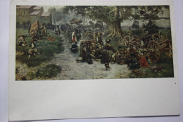 OLD USSR POSTCARD GEORGIA G I Gabashvili Khevsuri Na Khramovom Prazdnike  1963 Khevsurians - Georgien