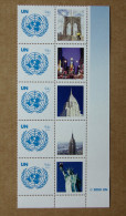 Y1 Nations Unies (New York)  : Emblème De L'ONU Avec Vignette Personnalisée "ville De New York" - Unused Stamps