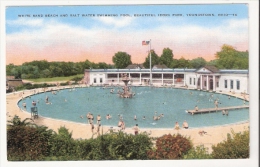 White Sand Beach And Salt Water Swimming Pool, Beautiful Idora Park, Youngstown, Ohio - Sonstige & Ohne Zuordnung