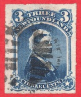 Newfoundland # 39 - 3 Cents -  O- Dated 1876-1879 - Queen Victoria /  Reine Victoria - 1865-1902
