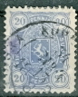 Finnland Mi. 16 (Z: 12,5) Gest. Wappen Löwe - Lettres & Documents