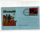 AUSTRALIA  1980 - Aerogramma - Cammelli Melburn Philatelic - Aérogrammes