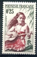 POLYNESIE : Y&T** N° 2 : Joueuse De Guitare - Unused Stamps