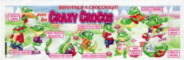 Kinder - Série Complète Crazy Crocos 1 Avec Bpz - Families