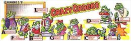 Kinder - Série Complète Crazy Crocos 2 Avec Bpz - Families