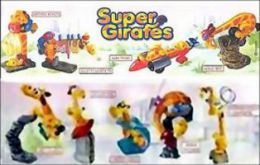 Kinder - Série Complète Super Girafes Françaises Avec Bpz - Famiglie