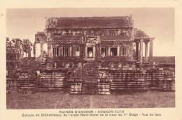 Cpa,CAMBODGE,baphuan,ruin Es  D´angkor,angkor-vath,rout E  Du Temple,12ème Siècle,rare,hindou,vishno U,bouddhiste,rare,k - Kambodscha