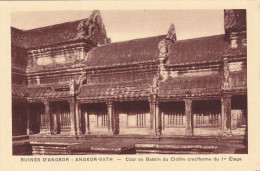 Cpa,CAMBODGE,baphuan,ruines  D´angkor,angkor-vath,rout E  Du Temple,12ème Siècle,rare,hindou,vishno U,bouddhiste,rare,k - Cambodge