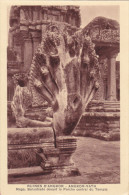 Cpa,CAMBODGE,baphuan,ruin Es  D´angkor,angkor-vath,rout E  Du Temple,12ème Siècle,rare,hindou,vishno U,bouddhiste,rare,k - Cambodia