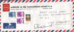 Türkei / Turkey - Umschlag Echt Gelaufen / Cover Used (t251) - Lettres & Documents