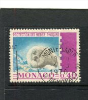 MONACO - Y&T N° 815° - Protection Des Bébés Phoques - Usados