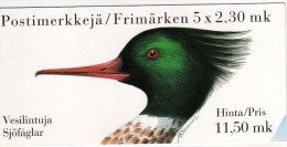 Finlande: 1993 Très Beau Carnet Neuf "canards De Finlande" 5 Timbres Magnifiques - Markenheftchen