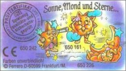 Kinder Série Complète Sonne Mond Und Sterne  Allemagne Avec Bpz Et Variantes - Familien