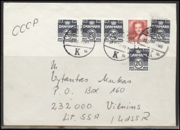 DENMARK Postal History Brief Envelope DK 010 Personalities - Cartas & Documentos