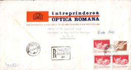 Rumänien / Romania - Einschreiben / Registered Letter (t254) - Lettres & Documents