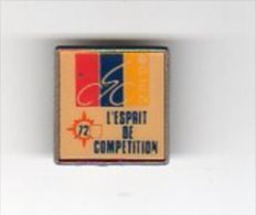 Mai14   Réf  65093   Pin´s    L'esprit De Compétition      Sarthe 72 - Radsport