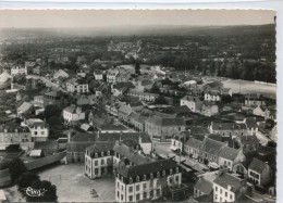 CPSM 56 GOURIN VUE AERIENNE ECOLE ST YVES ET VUE GENERALE   Grand Format 15 X 10,5 - Gourin