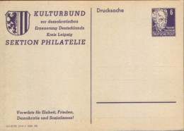 Germany/DDR -  Postal Stationery Private Postcard Unused -  Gerhart Hauptmann,Nobelpreis - Cartes Postales Privées - Neuves