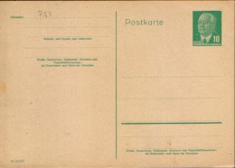 Germany/DDR -  Postal Stationery  Postcard  Unused - P53 - Postcards - Mint