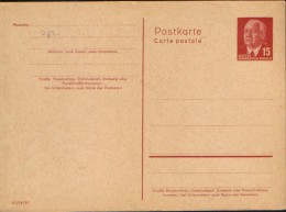 Germany/DDR -  Postal Stationery  Postcard  Unused - P64/I - Postales - Nuevos