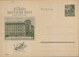 Germany/DDR - Postal Stationery  Postcard  Unused 1955  - P66, 10 Jahre Deutsche Post - Postales - Nuevos