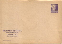 Germany/DDR - Postal Stationery  Cover  Unused - Gerhart Hauptmann,Nobel Preis - Privatumschläge - Ungebraucht