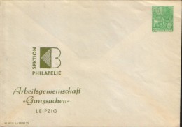 Germany/DDR - Postal Stationery  Cover  Unused -  Arbeitsgemeinschaft "Ganzsachen" Leipzig - Privé Briefomslagen - Ongebruikt