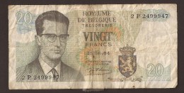 België Belgique Belgium 15 06 1964 20 Francs Atomium Baudouin. 2 P 2499947 - 20 Francs
