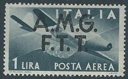 1947 TRIESTE A POSTA AEREA DEMOCRATICA 1 LIRA MH * - ED240 - Luchtpost